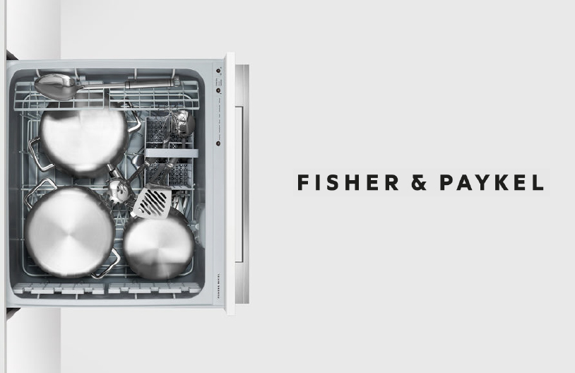 The Fisher And Paykel Stainless Steel Dishwasher Drawer